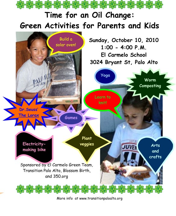 Time for an Oil Change flyer